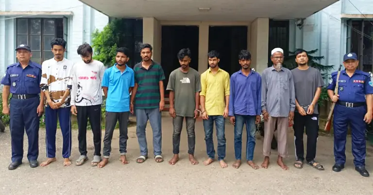 গ্রেপ্তার ৯ আসামি
